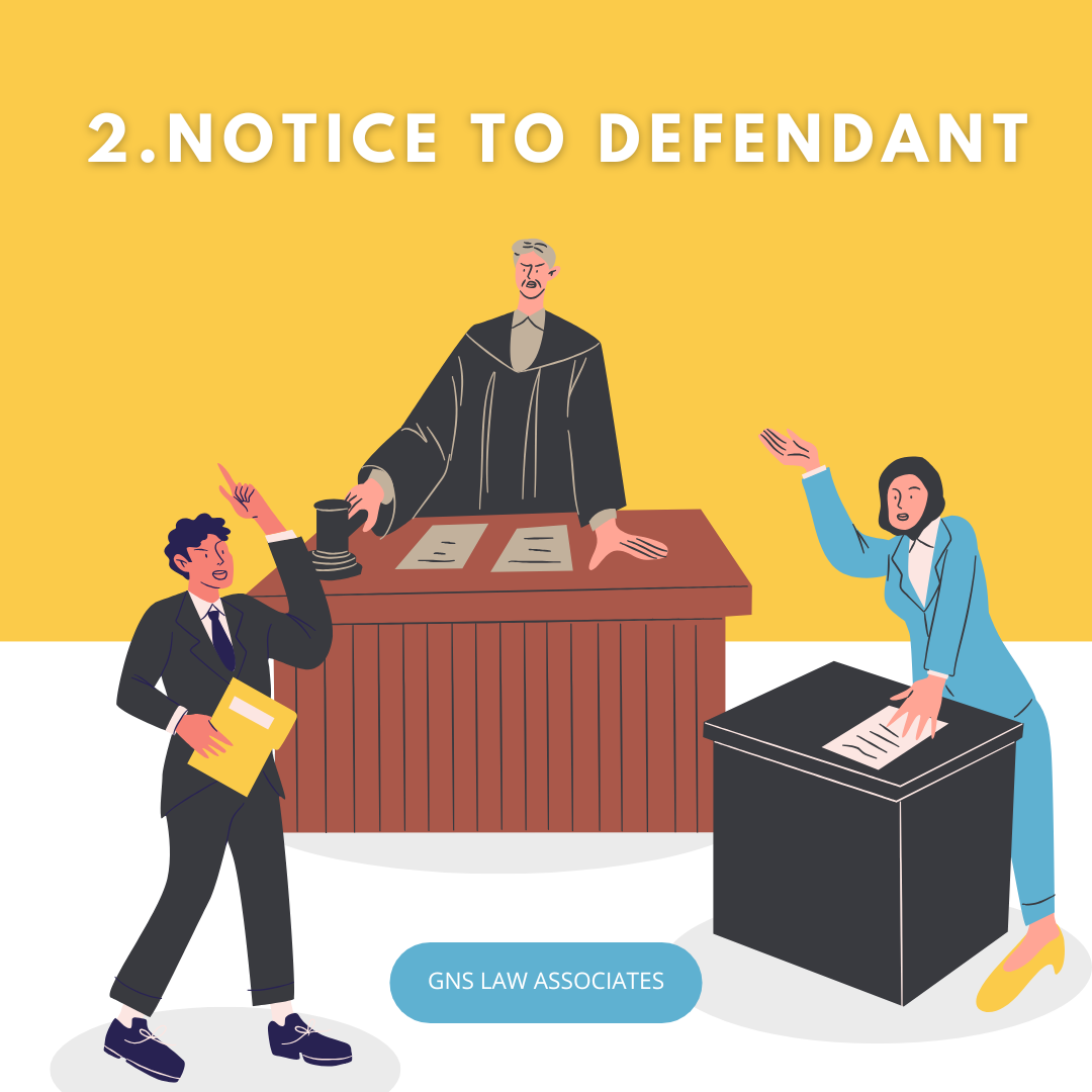 Notice to defendant