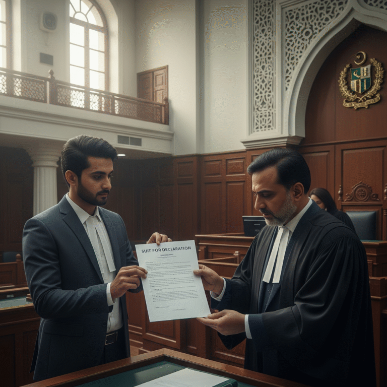Declaration suit