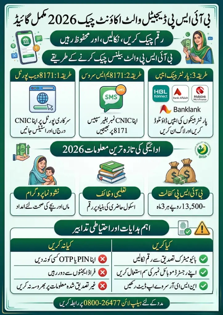 How to Do BISP Wallet Account Check at Home (Step-by-Step)